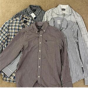 Lot of 5 Men’s shirts: J Crew, Van Huesen, brooks brothers 3/5 NWT